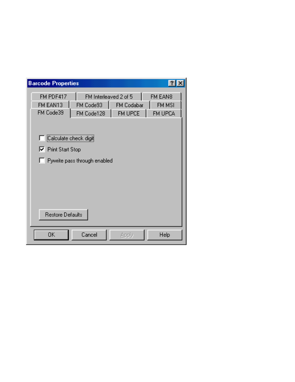 Adjusting the windows nt/9x driver bar codes | AMT Datasouth 400 User Manual | Page 61 / 78