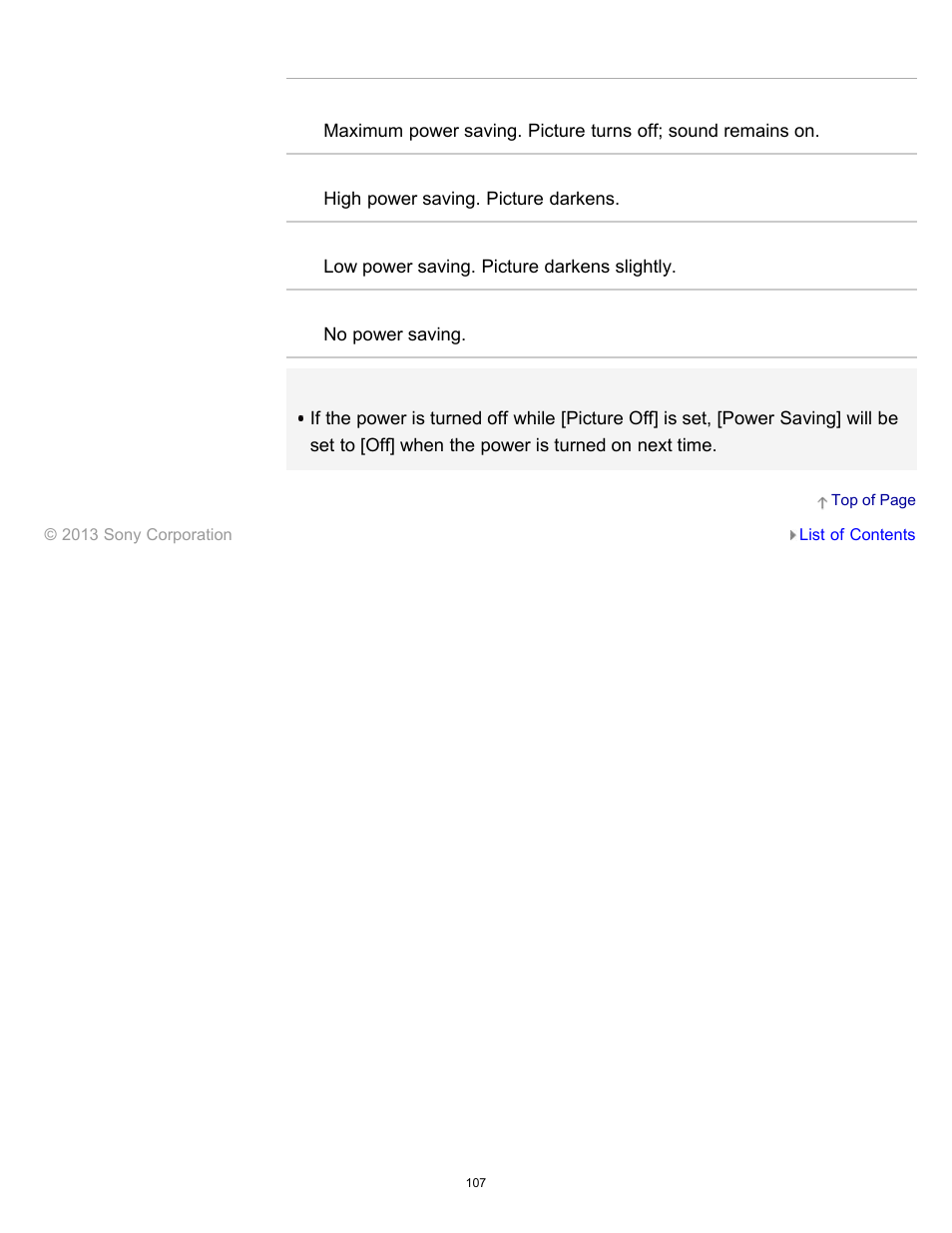 Available options | Sony KDL-55W900A User Manual | Page 106 / 245