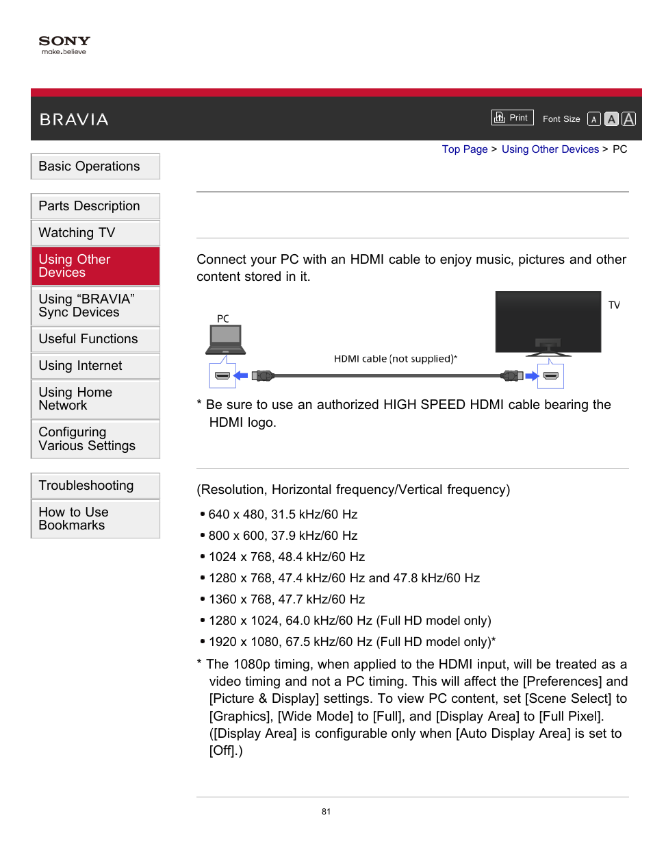 Sony KDL-55W900A User Manual | Page 83 / 245