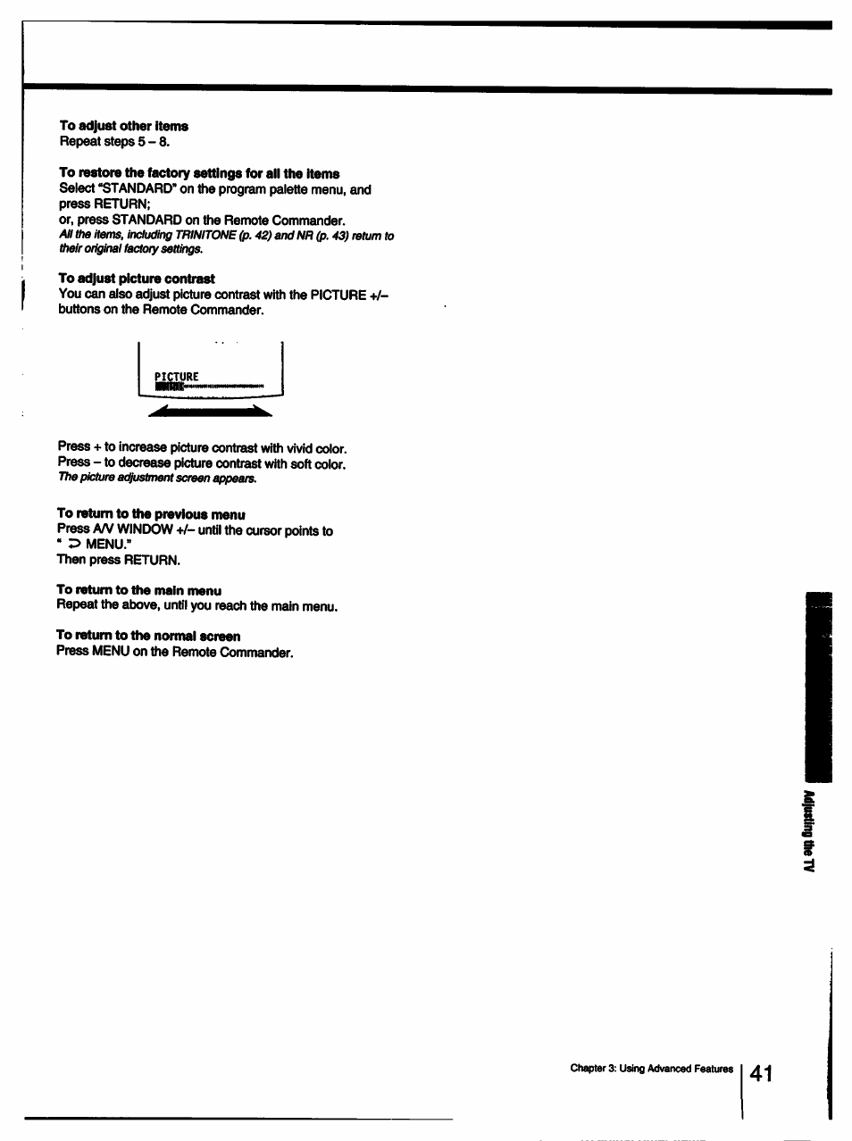 Sony KV-27XBR25 User Manual | Page 41 / 72