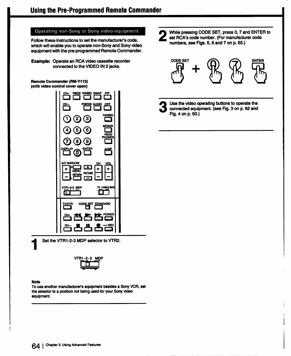 Sony KV-27XBR25 User Manual | Page 64 / 72