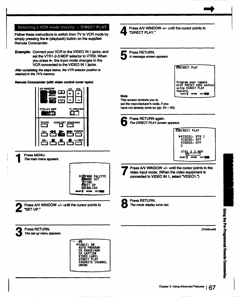 Sony KV-27XBR25 User Manual | Page 67 / 72