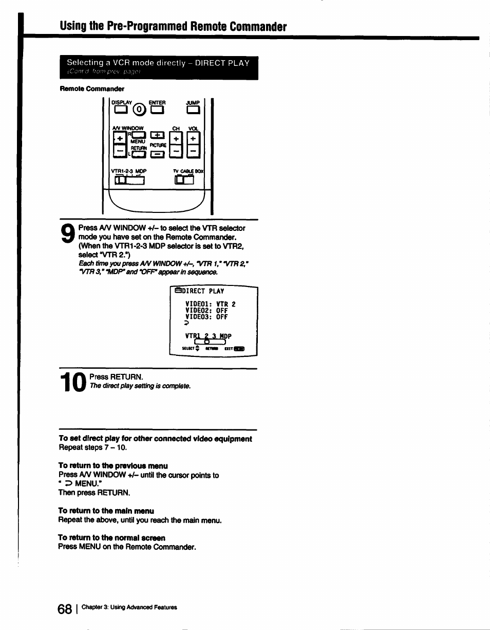 Sony KV-27XBR25 User Manual | Page 68 / 72