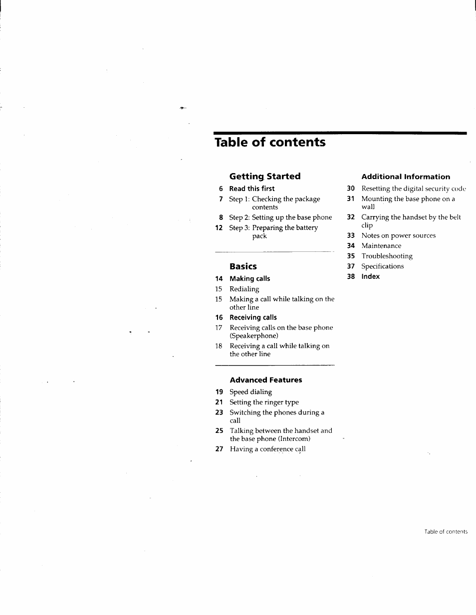 Sony SPP-M932 User Manual | Page 5 / 76