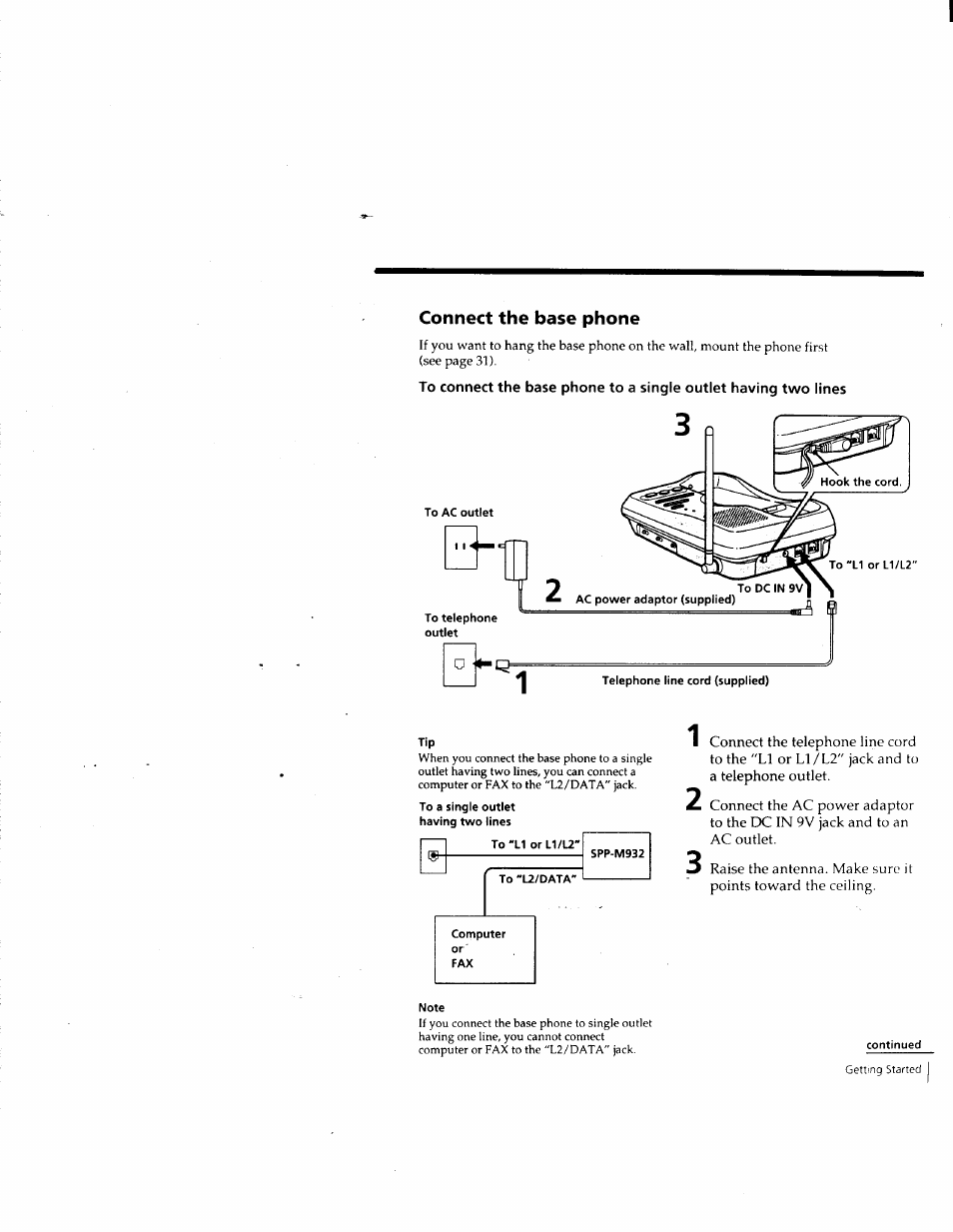 Sony SPP-M932 User Manual | Page 9 / 76