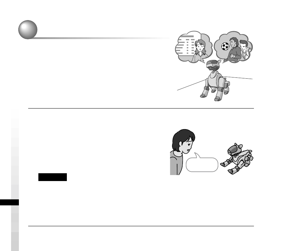 So lassen sie aibo eine web-seite vorlesen | Sony ERS-210 User Manual | Page 102 / 128