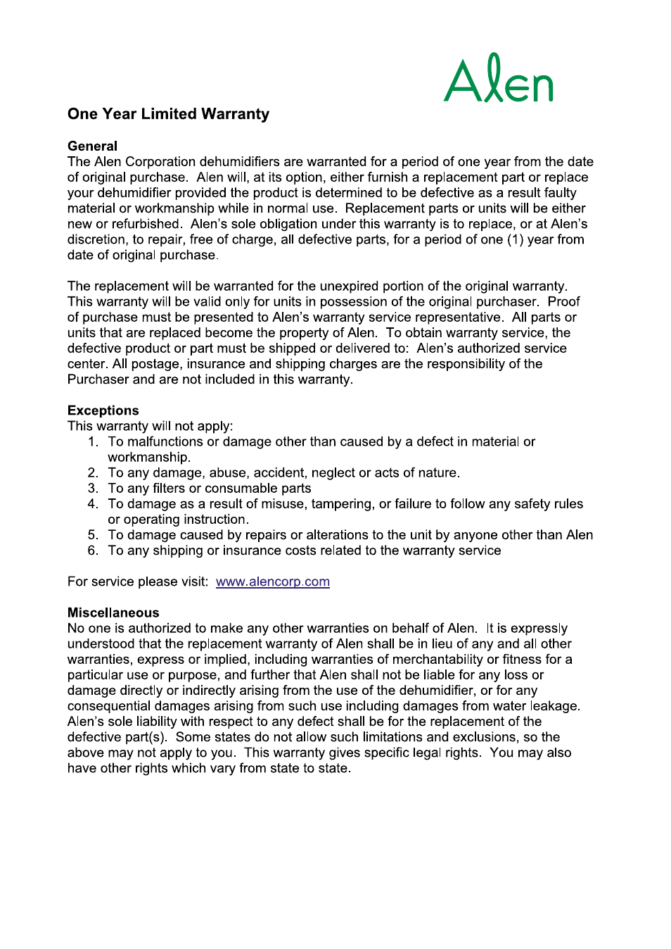 Т³гж 11 | Alen MDF1-30AE User Manual | Page 11 / 12