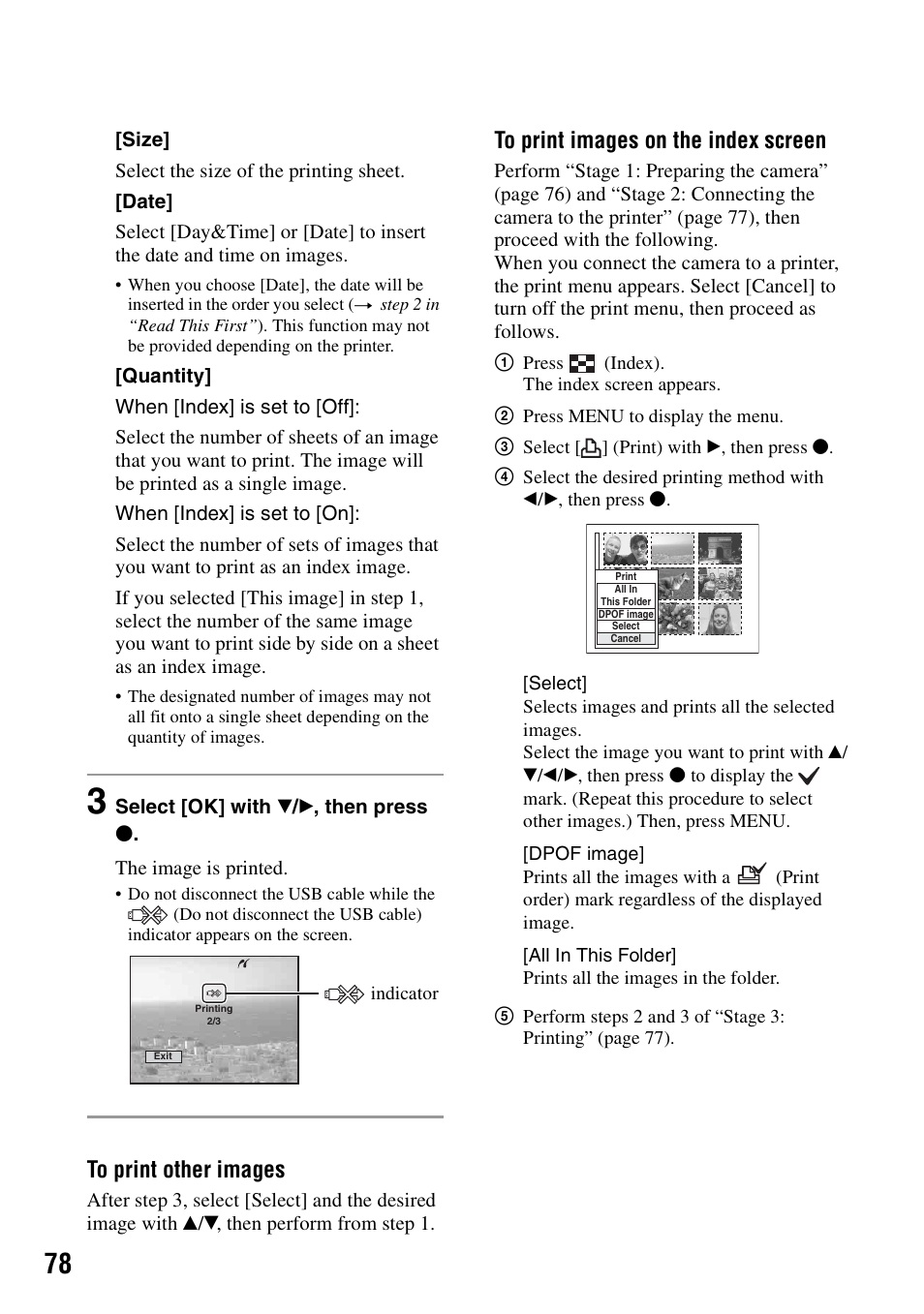 Sony DSC-H1 User Manual | Page 78 / 107