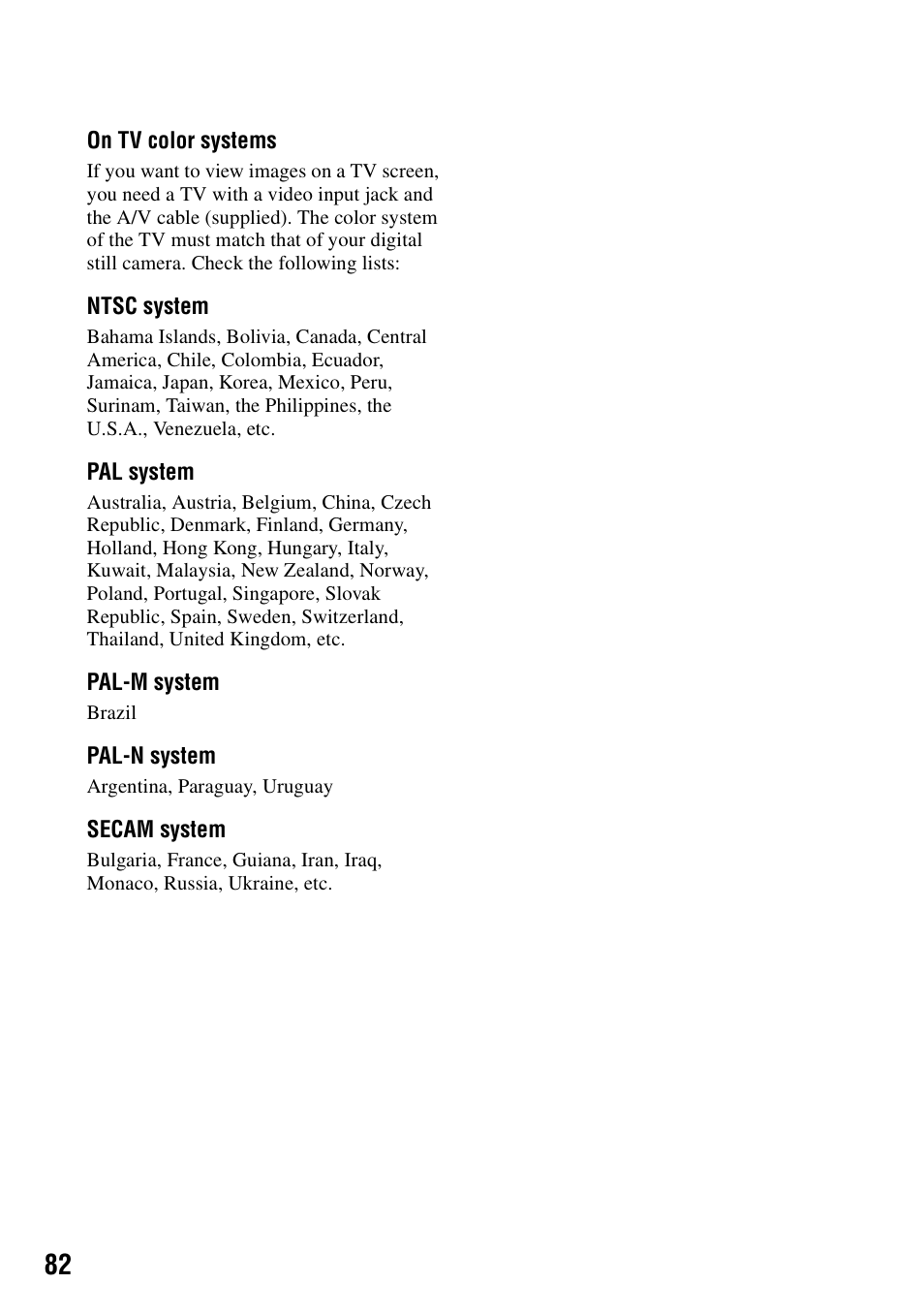 Sony DSC-H1 User Manual | Page 82 / 107