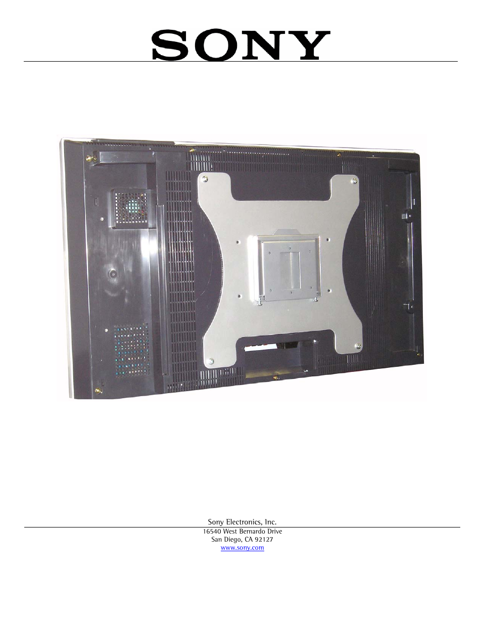 Sony FWD-32LX1R User Manual | 12 pages