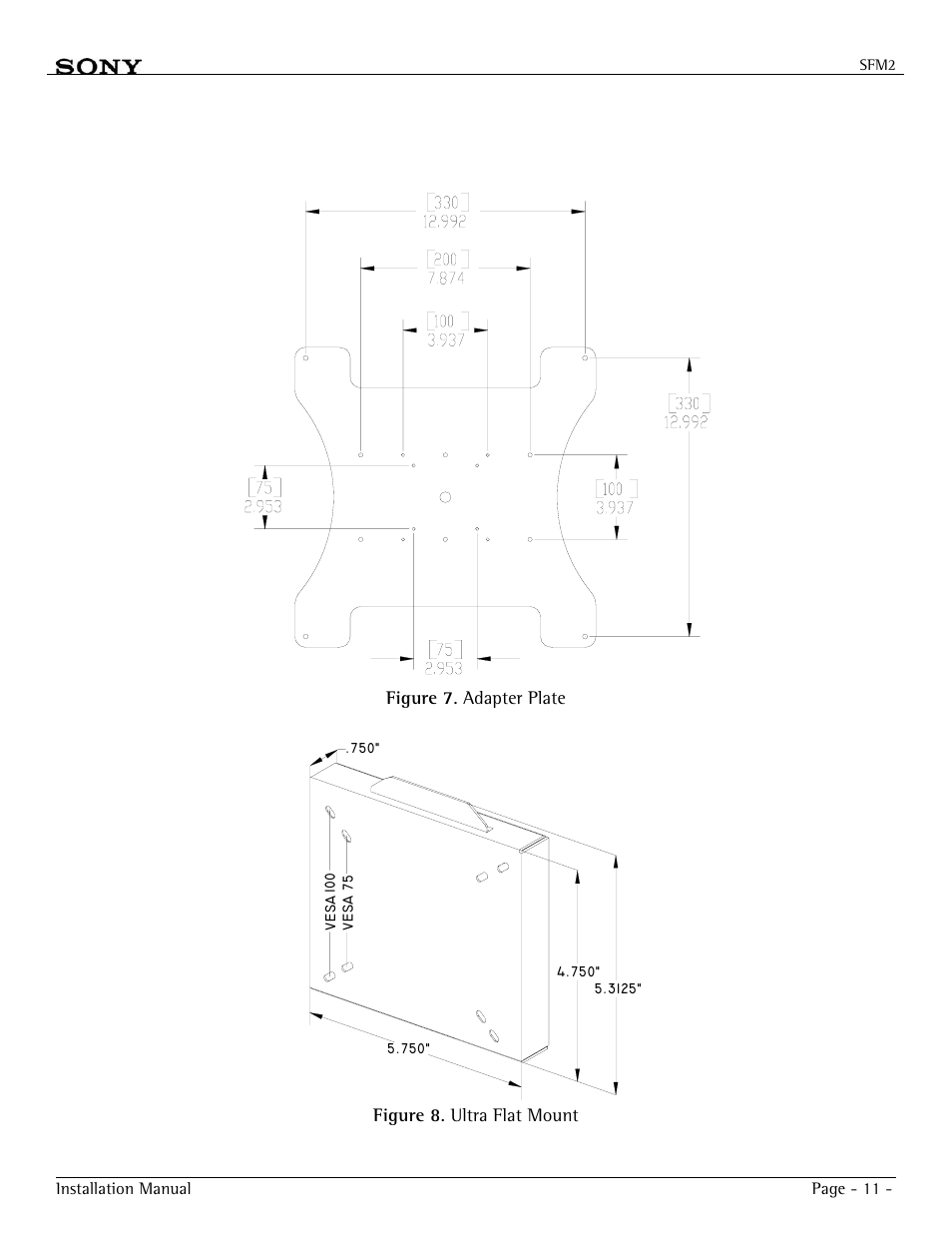 Technical specifications | Sony FWD-32LX1R User Manual | Page 11 / 12