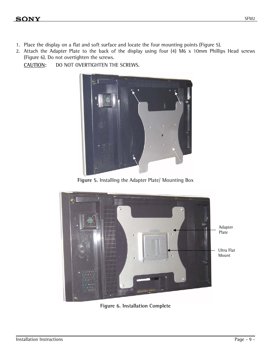 Sony FWD-32LX1R User Manual | Page 9 / 12
