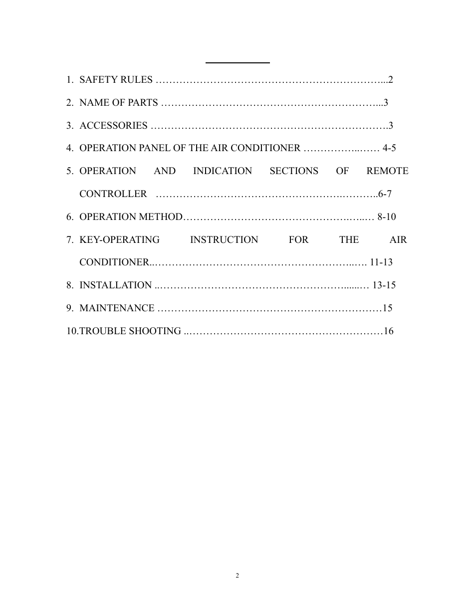 Alen C475A User Manual | Page 2 / 18