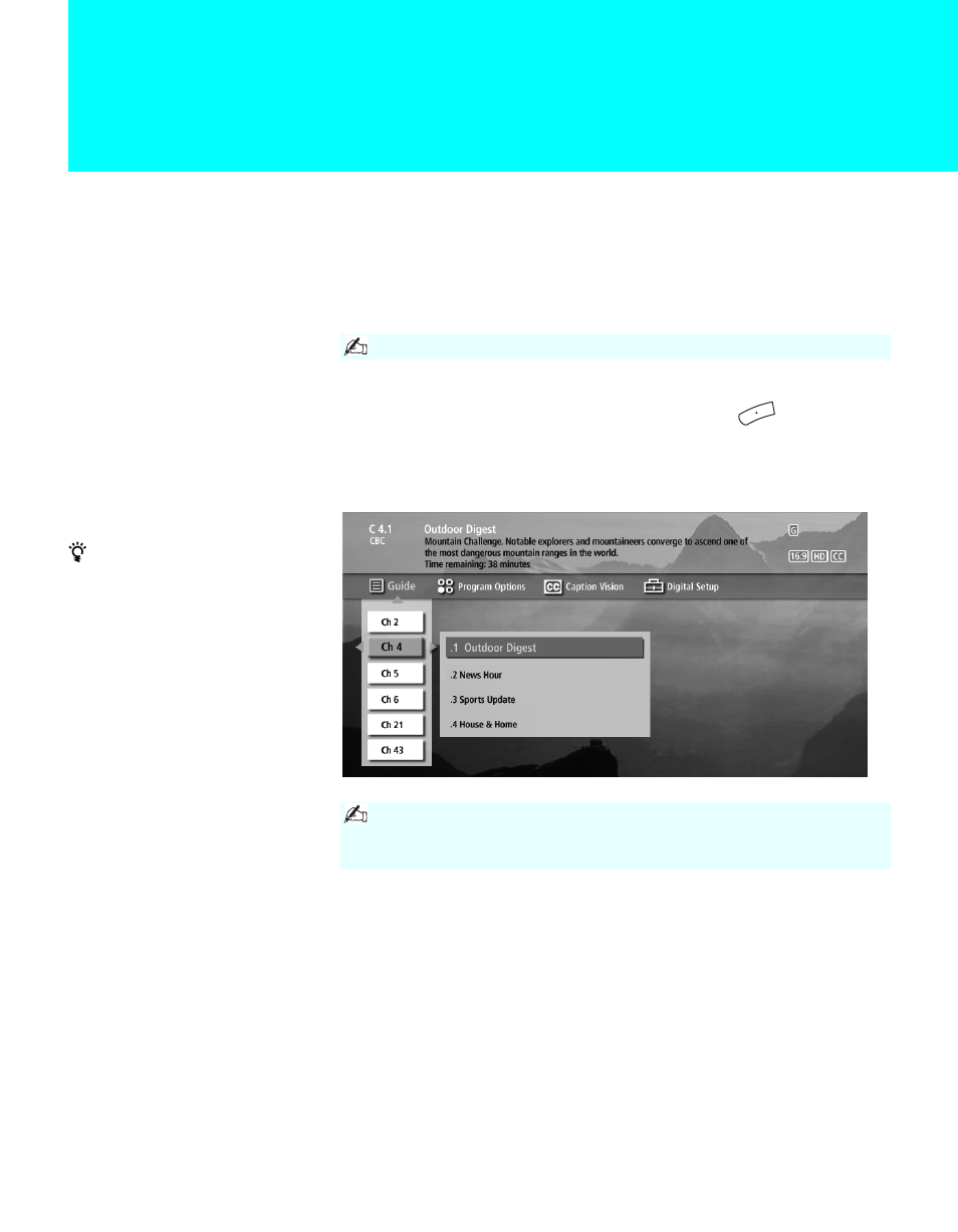 Using the digital program guide, Displaying the digital program guide | Sony KDL-32XBR950 User Manual | Page 77 / 136