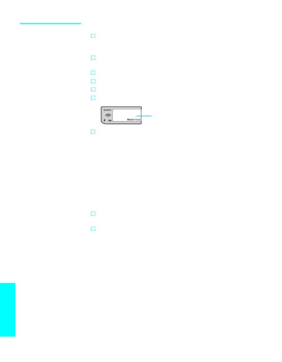 Memory stick precautions, Mem o ry st ick | Sony KDL-32XBR950 User Manual | Page 96 / 136