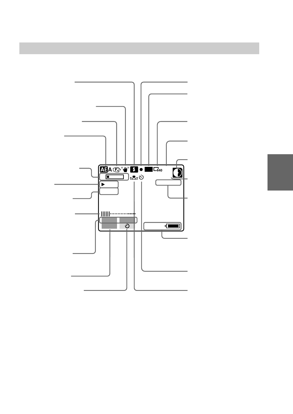 The indicators during recording, The indicators on the lcd screen are not recorded | Sony MVC-FD91 User Manual | Page 19 / 100