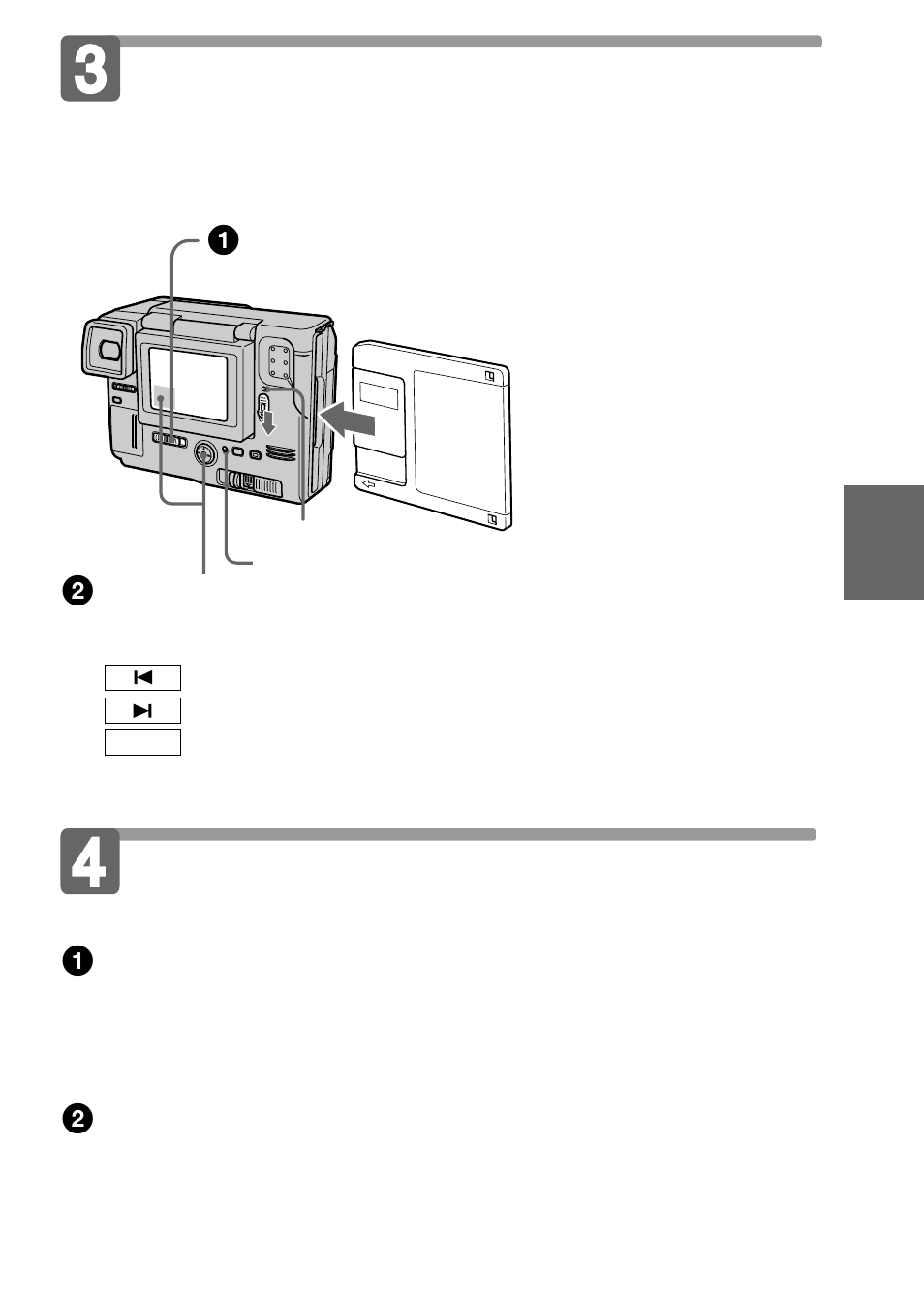 Reproducción de imágenes fijas, Reproducción de imágenes en movimiento | Sony MVC-FD91 User Manual | Page 69 / 100