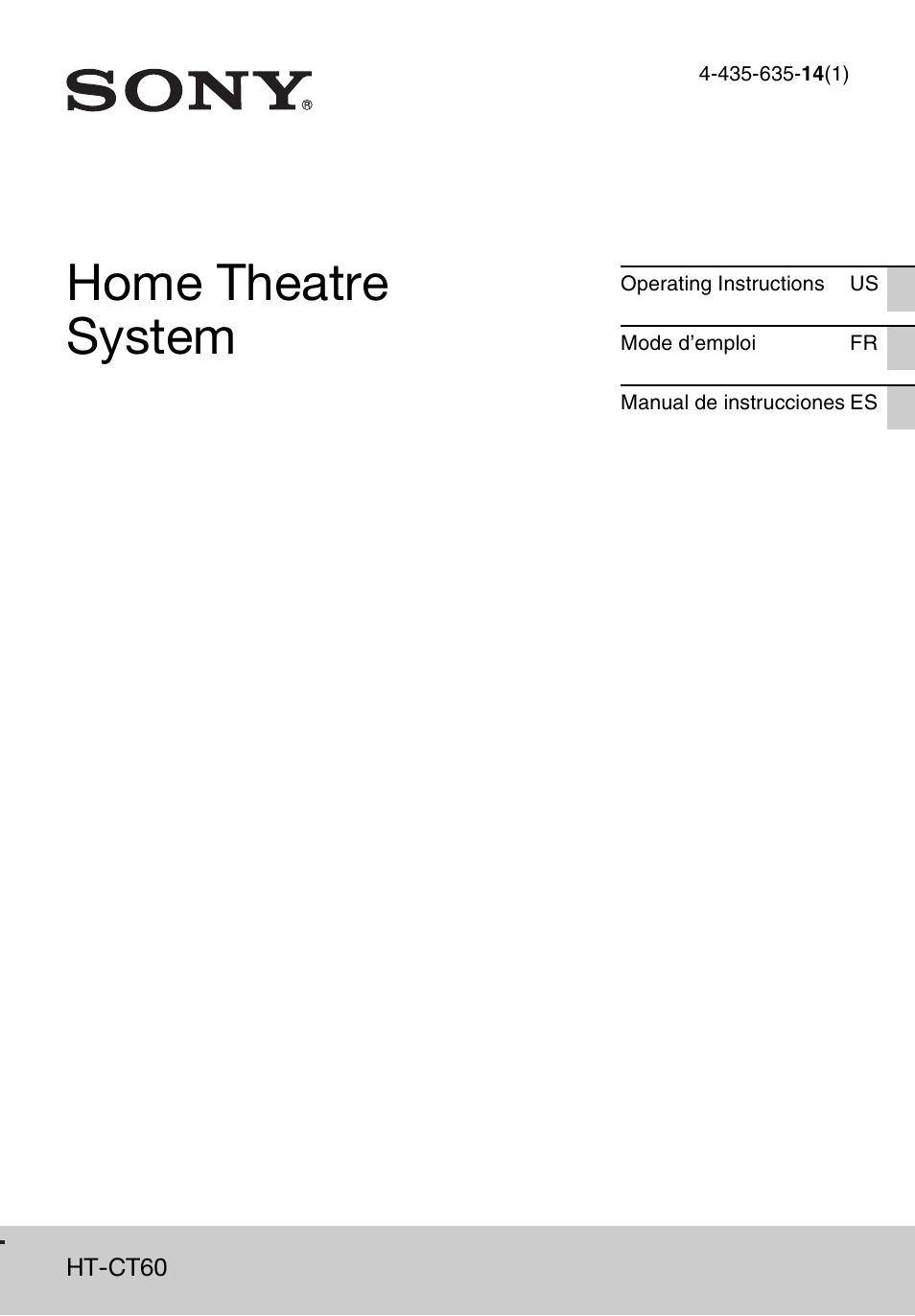 Sony HT-CT60 User Manual | 64 pages