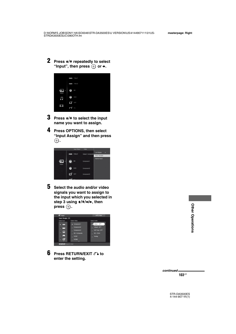 Sony STR-DA3500ES User Manual | Page 103 / 148