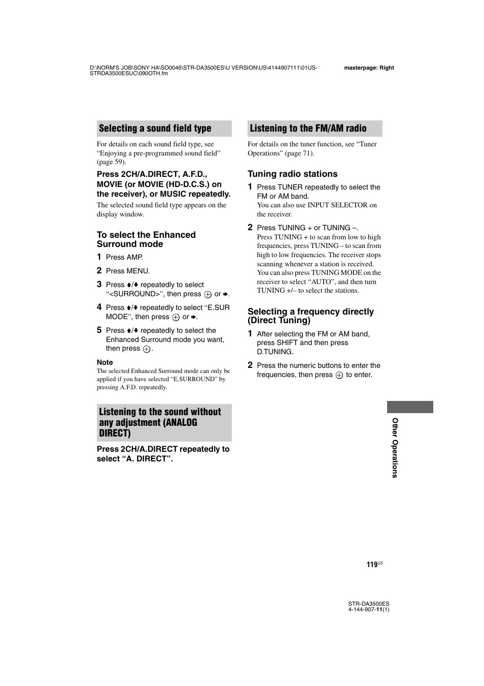 Age 119, 12 | Sony STR-DA3500ES User Manual | Page 119 / 148