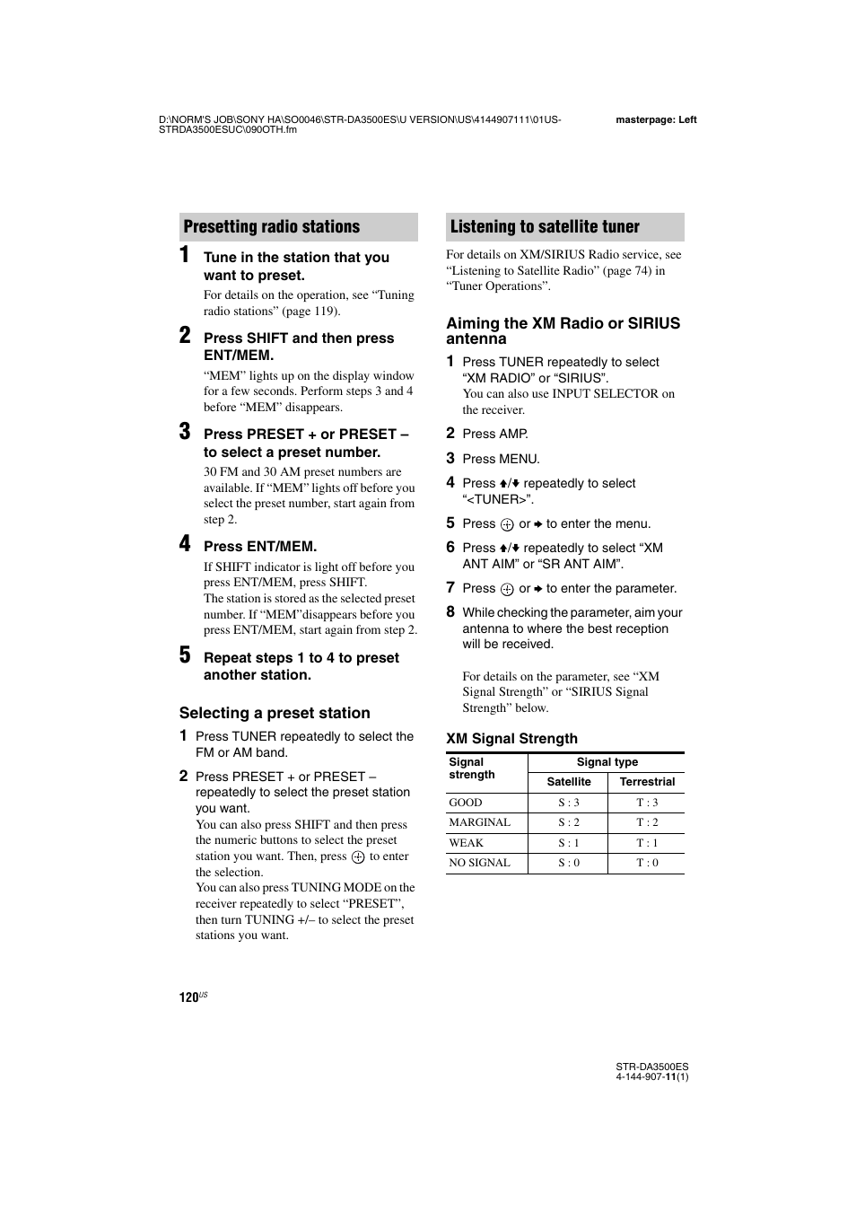 Sony STR-DA3500ES User Manual | Page 120 / 148