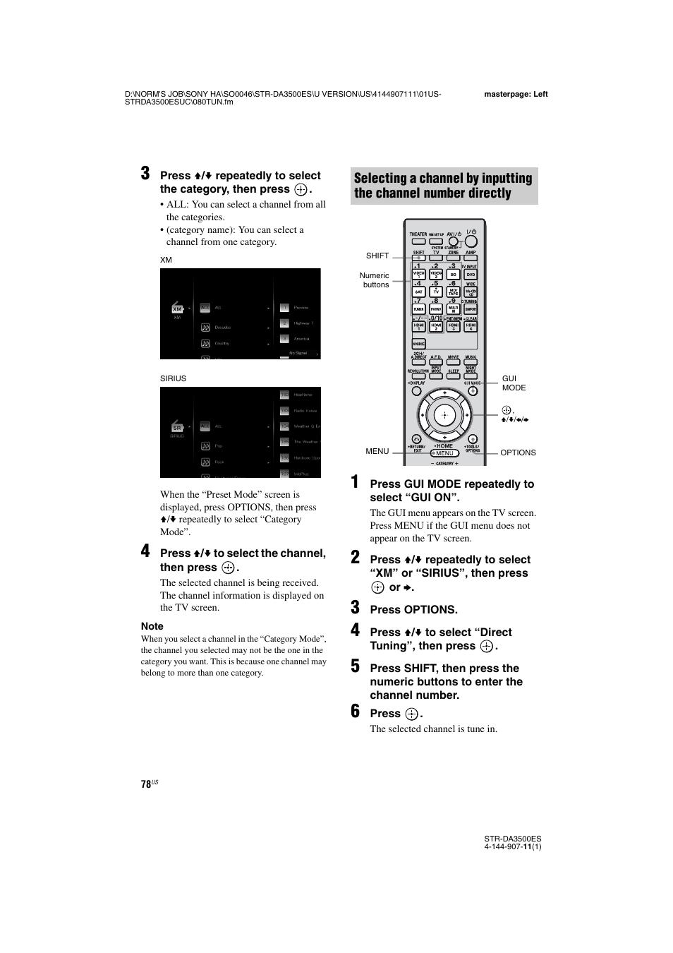 Sony STR-DA3500ES User Manual | Page 78 / 148