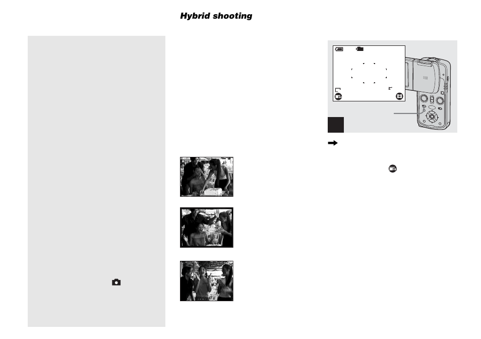 Hybrid shooting, Auto focus | Sony DSC-M1 User Manual | Page 32 / 132