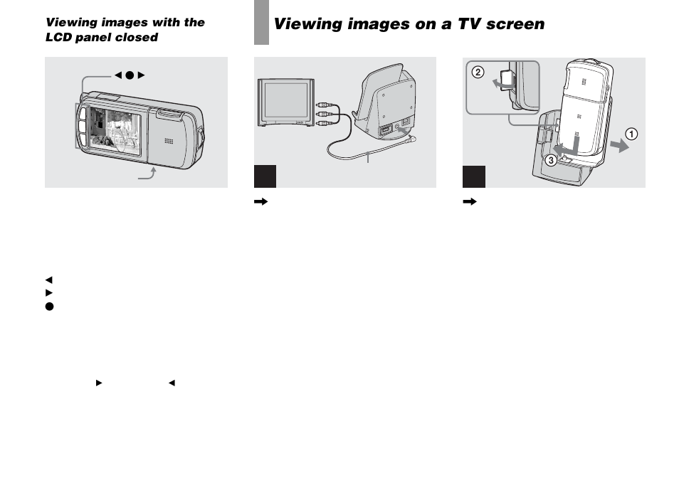 Viewing images on a tv screen | Sony DSC-M1 User Manual | Page 46 / 132