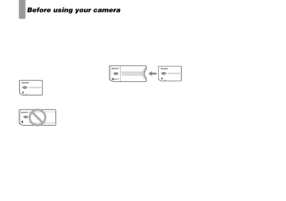 Before using your camera | Sony DSC-M1 User Manual | Page 6 / 132