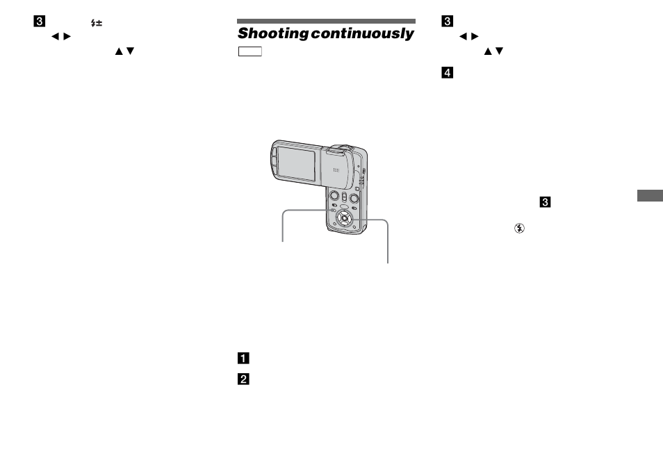 Shooting continuously | Sony DSC-M1 User Manual | Page 65 / 132