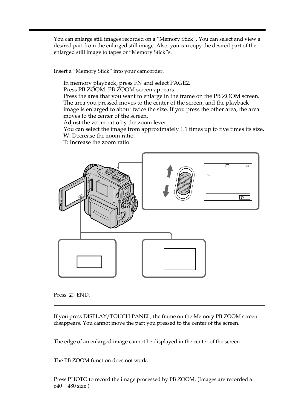 Pb zoom | Sony DCR-PC101 User Manual | Page 154 / 224