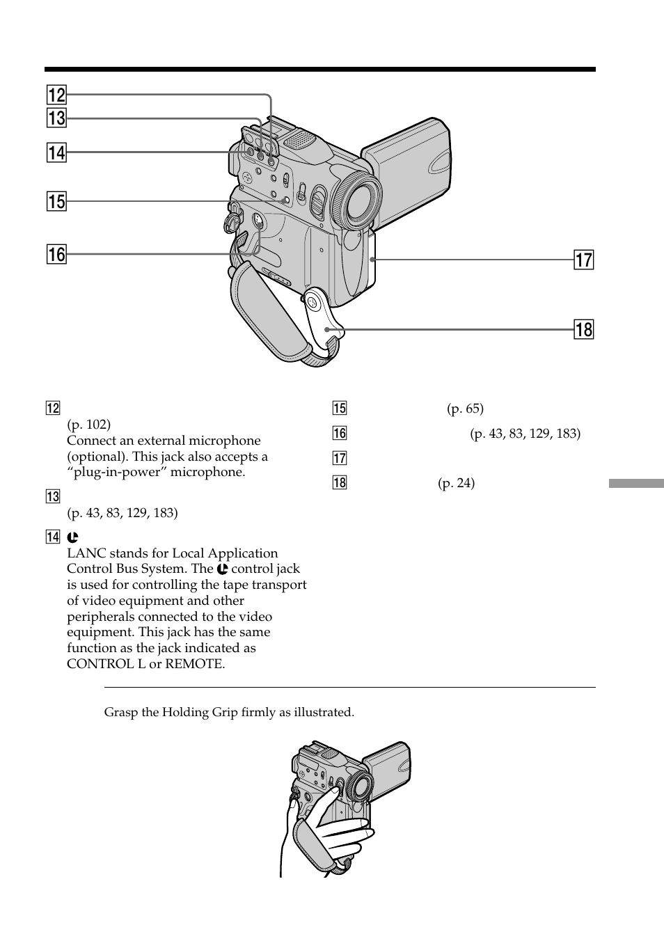 Qk qj qf qg qs qd qh | Sony DCR-PC101 User Manual | Page 217 / 224