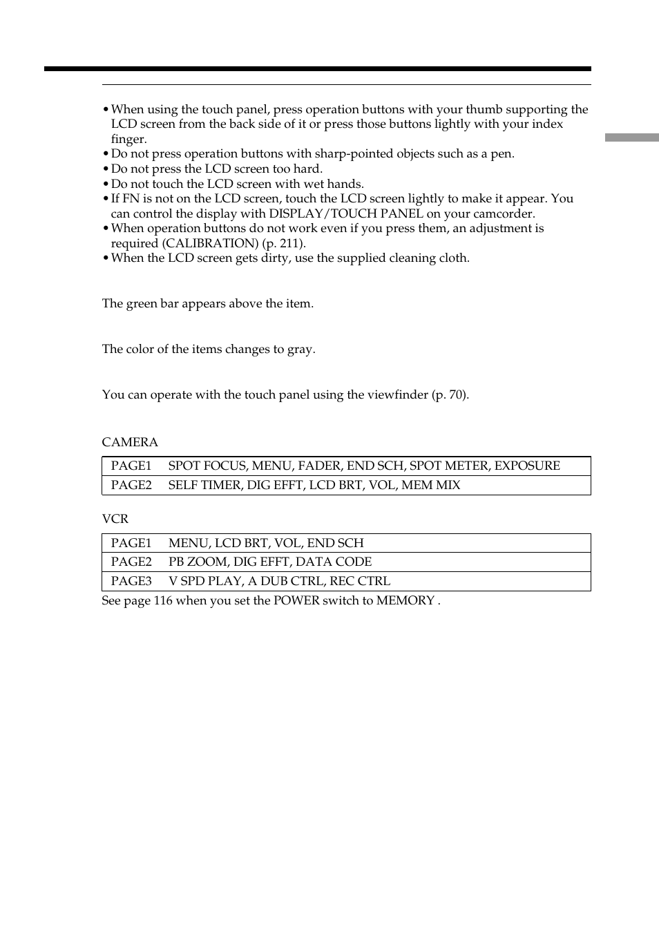 Step 4 using the touch panel | Sony DCR-PC101 User Manual | Page 23 / 224