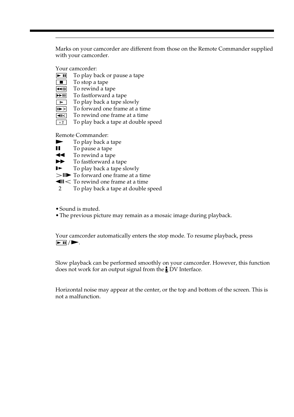 Playing back a tape | Sony DCR-PC101 User Manual | Page 42 / 224