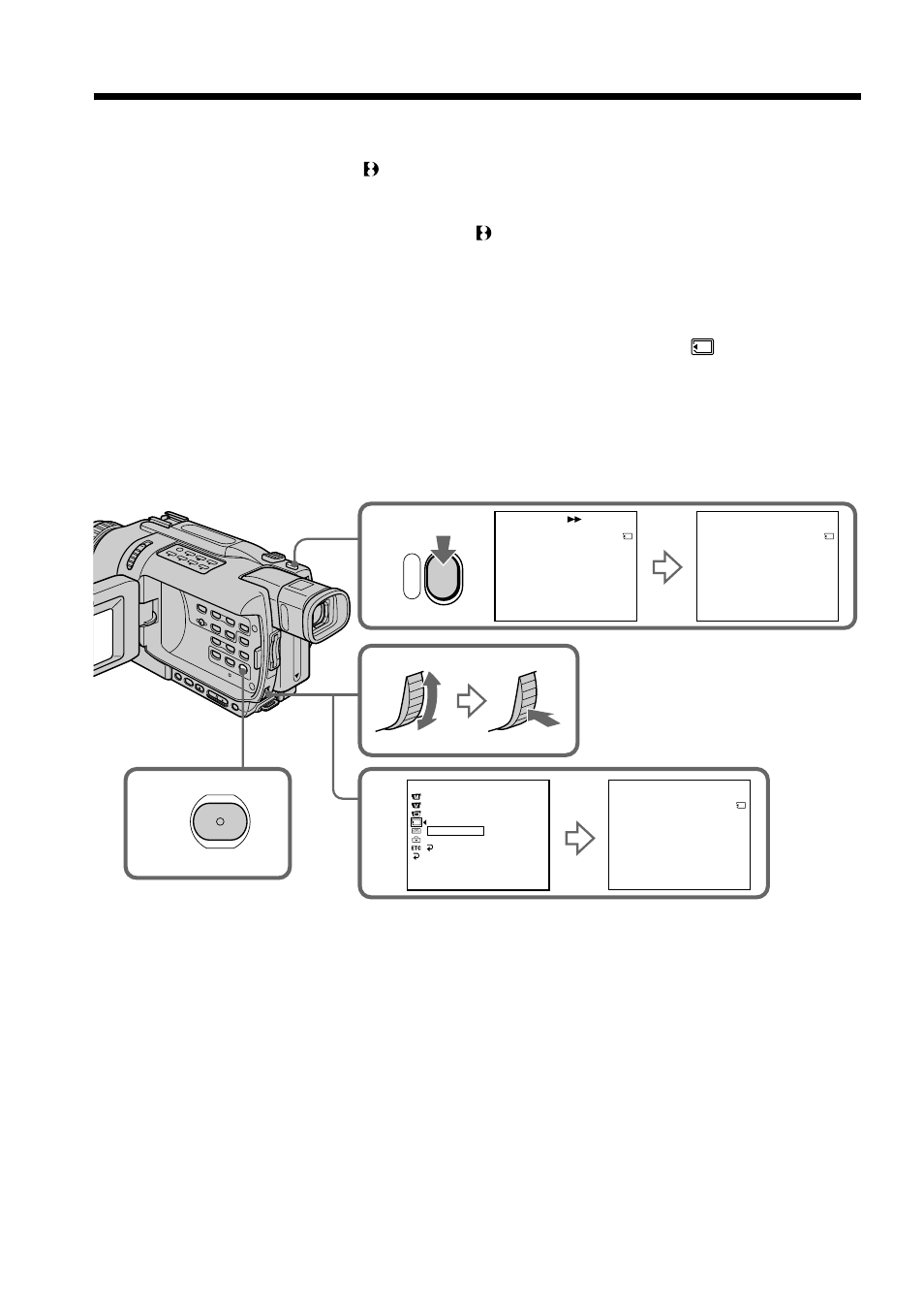 Copying still images from a tape – photo save, Except dcr-trv240 | Sony DCR-TRV740 User Manual | Page 138 / 212