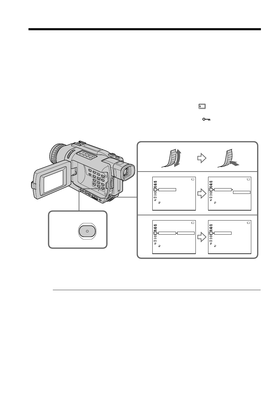 Preventing accidental erasure – image protection, Except dcr-trv240 | Sony DCR-TRV740 User Manual | Page 170 / 212