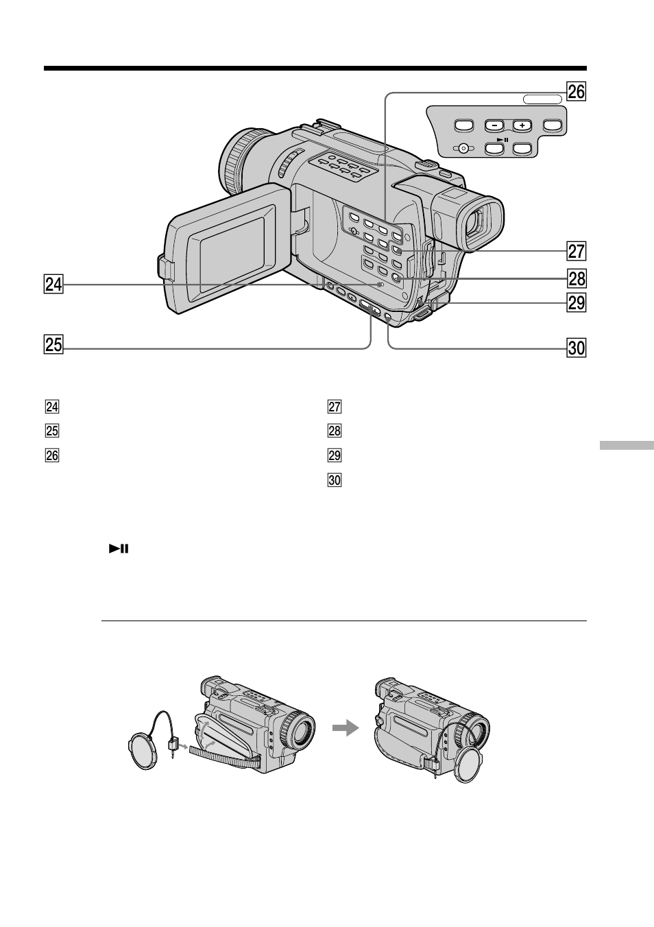 Wk wf wg wh wj wl e, Identifying parts and controls | Sony DCR-TRV740 User Manual | Page 203 / 212