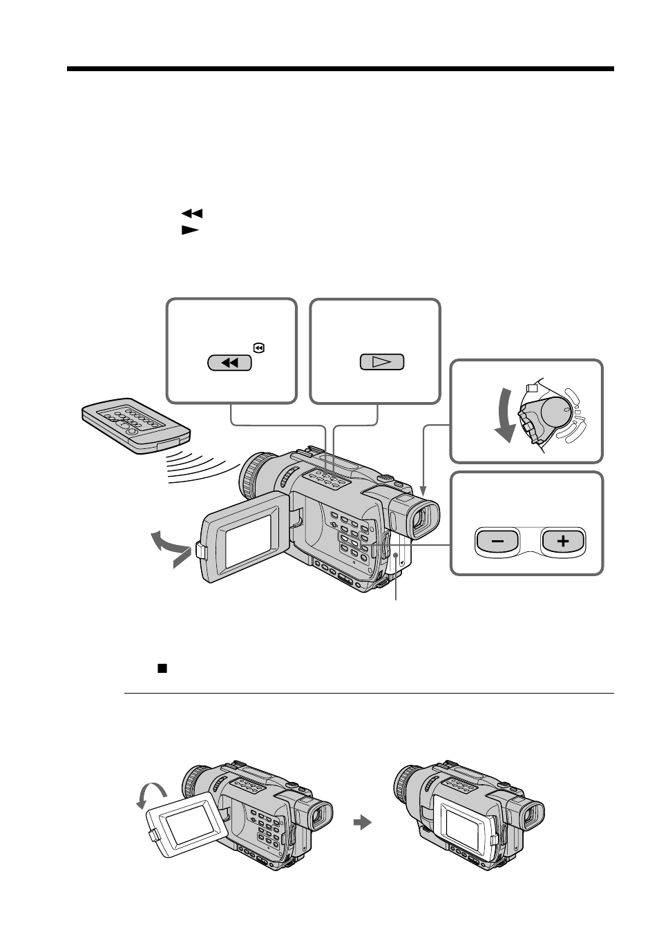 Playing back a tape | Sony DCR-TRV740 User Manual | Page 34 / 212