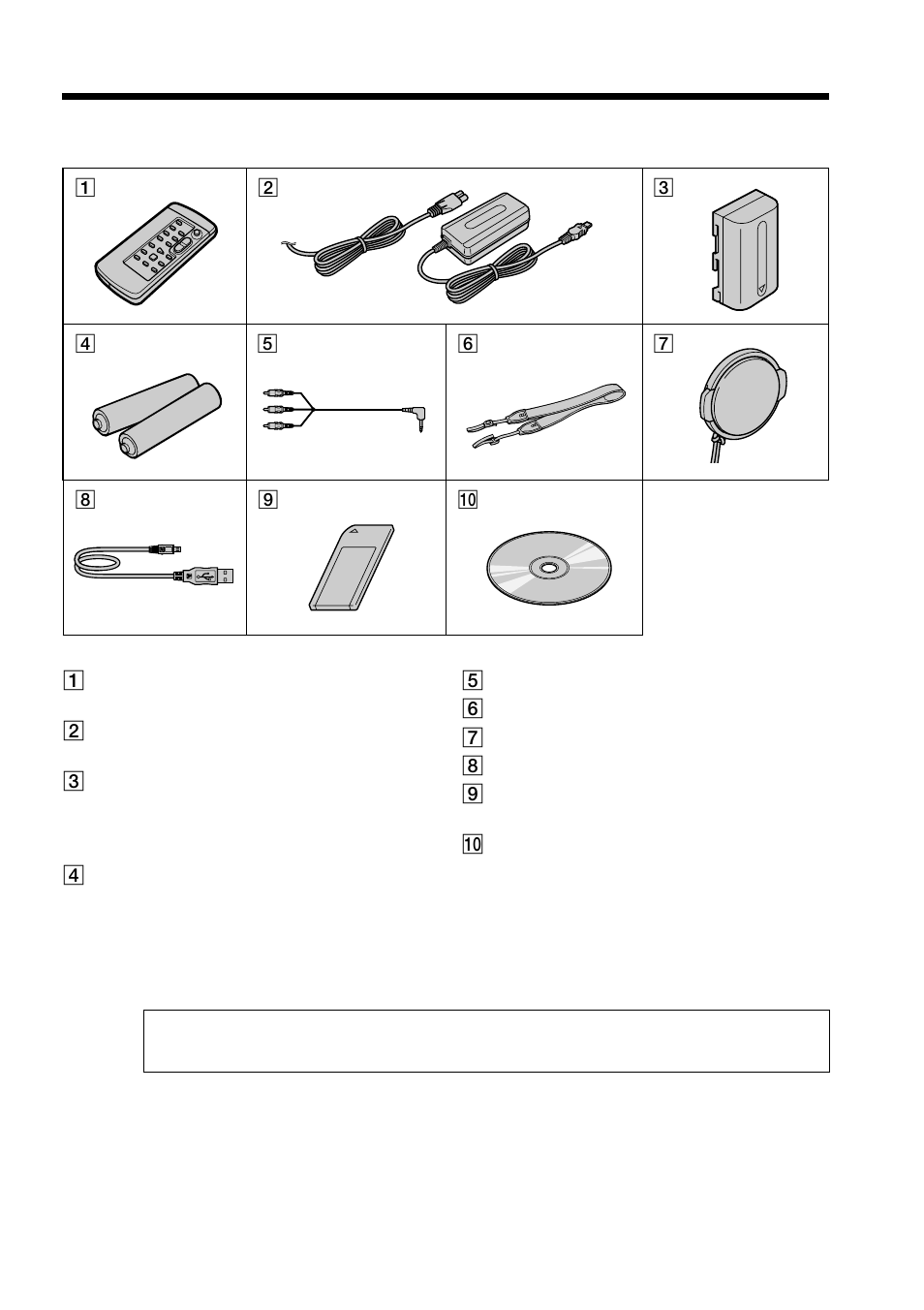 Checking supplied accessories | Sony DCR-TRV740 User Manual | Page 5 / 212