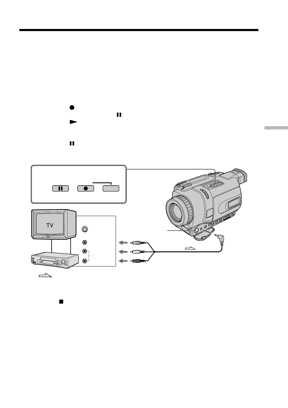 Recording video or tv programs | Sony DCR-TRV740 User Manual | Page 89 / 212