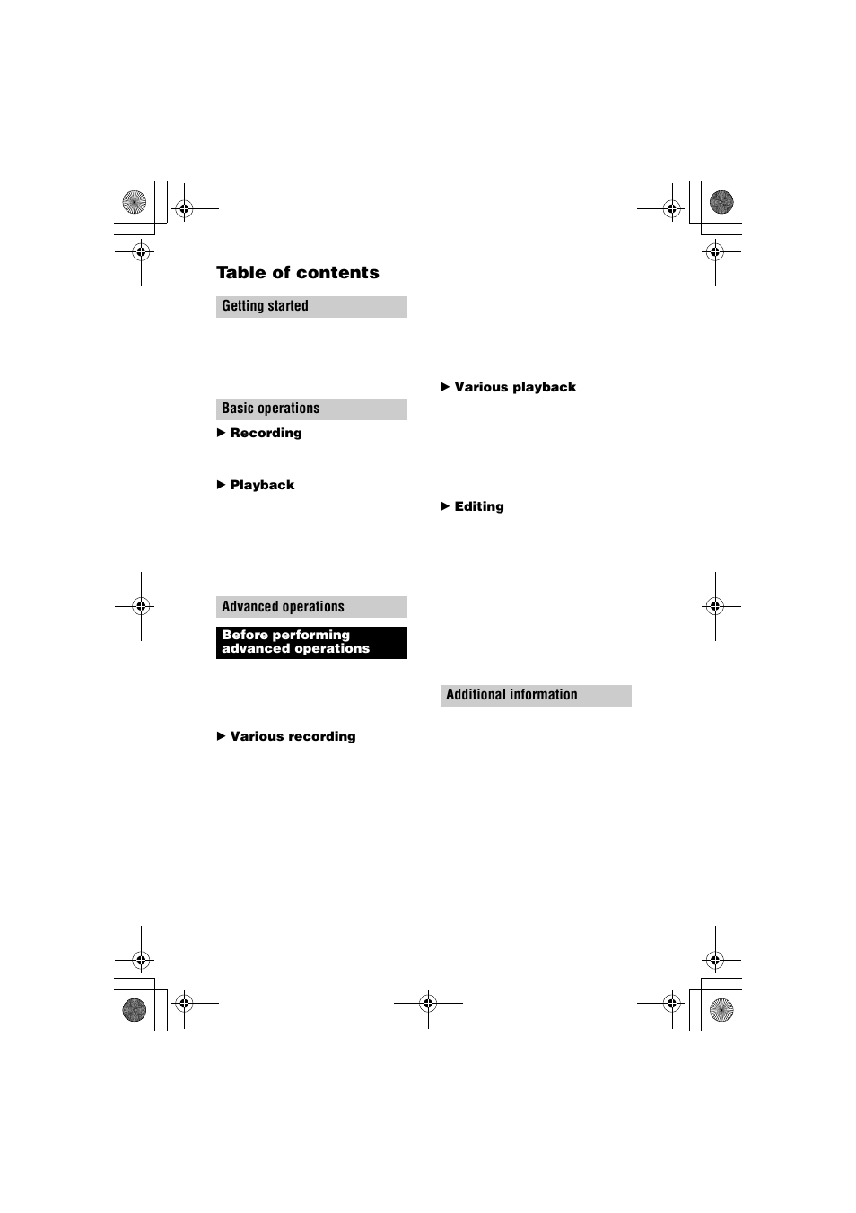 Sony MVC-FD85 User Manual | Page 5 / 68