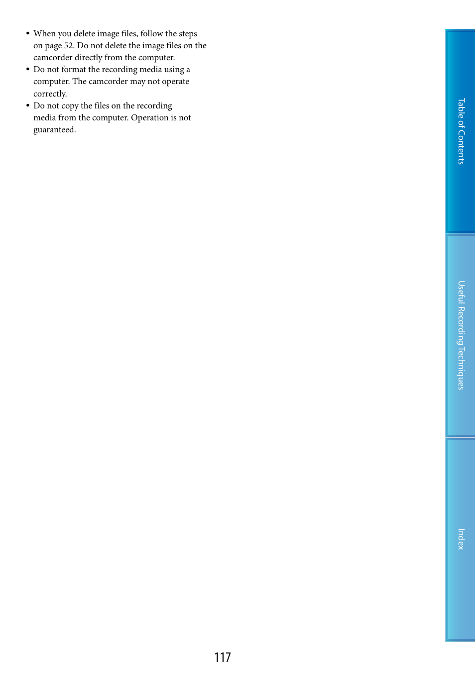 Sony HDR-CX500V User Manual | Page 117 / 130