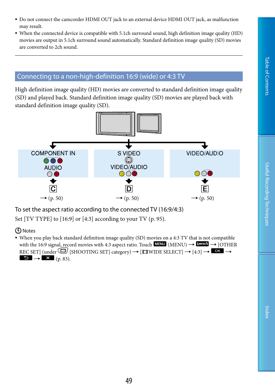 Sony HDR-CX500V User Manual | Page 49 / 130