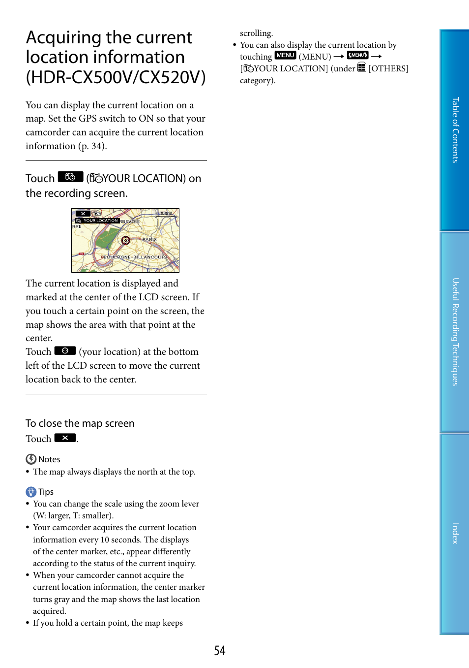 N (54) | Sony HDR-CX500V User Manual | Page 54 / 130