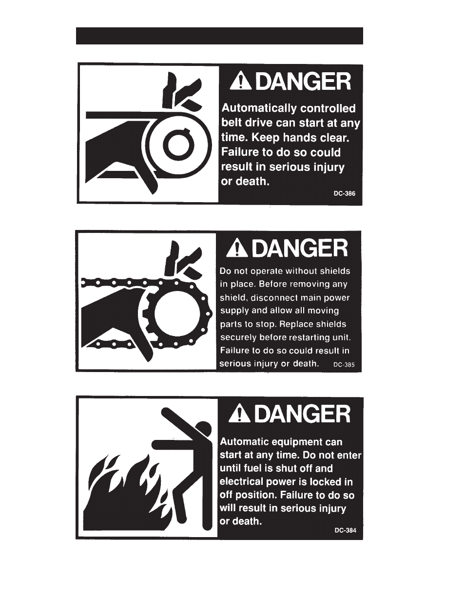 Safety alert decals | Airstream PNEG-343 User Manual | Page 6 / 52