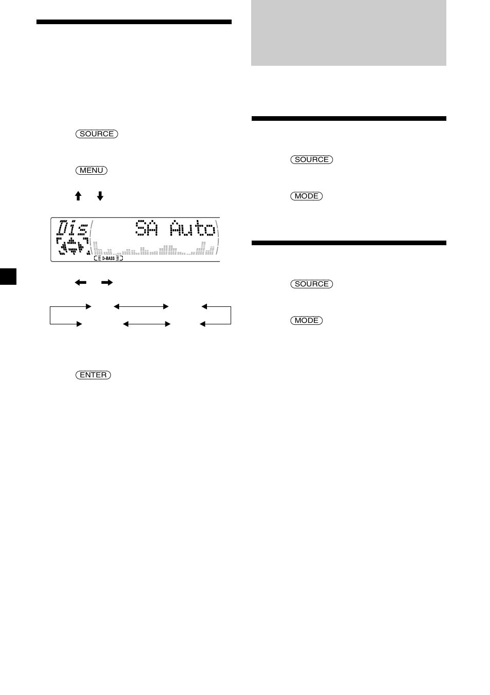 Tv/video, 24 selecting the spectrum analyzer, Watching the tv | Watching a video | Sony CDX-M610 User Manual | Page 24 / 100