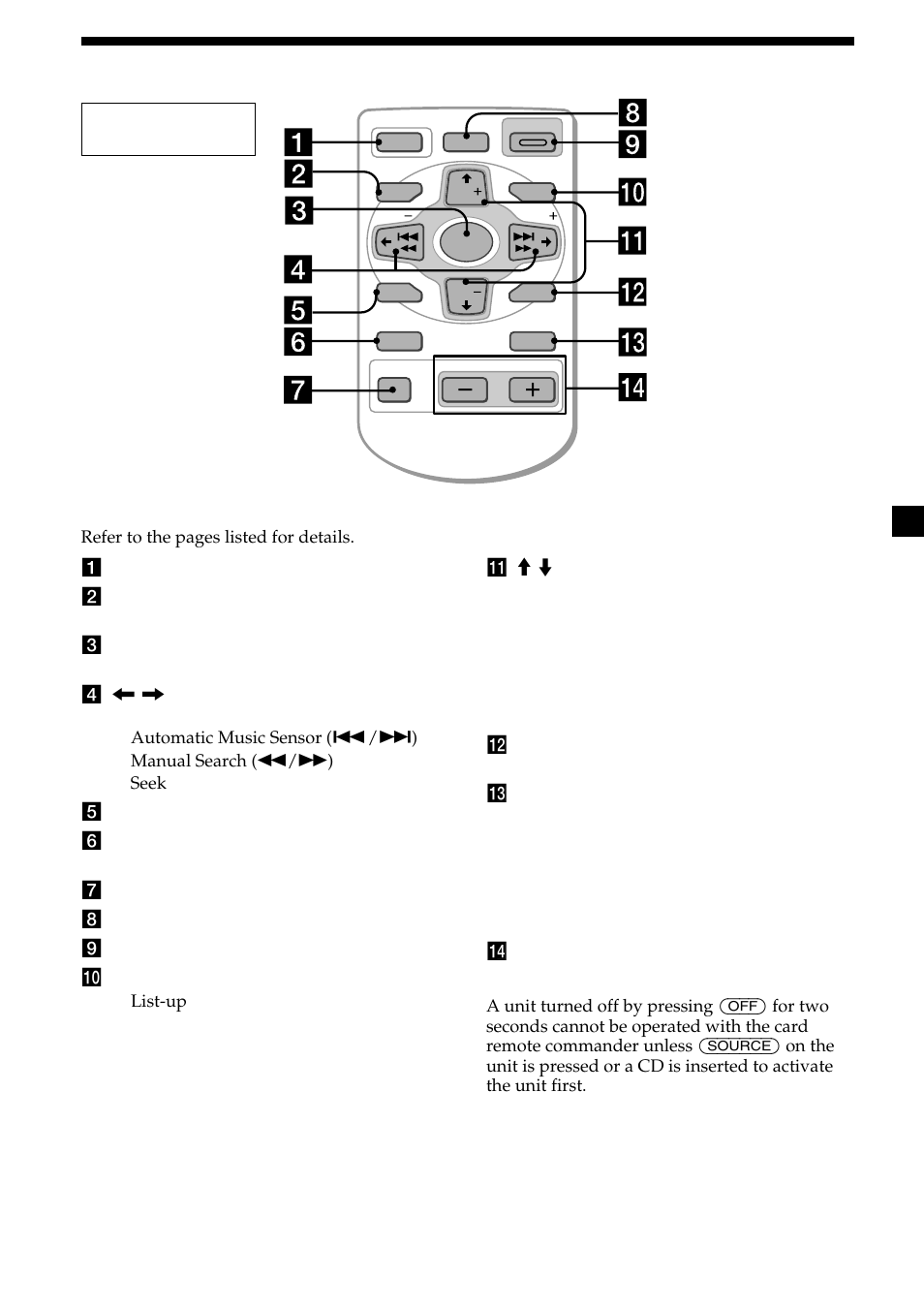 Location of controls, 5location of controls | Sony CDX-M610 User Manual | Page 5 / 100