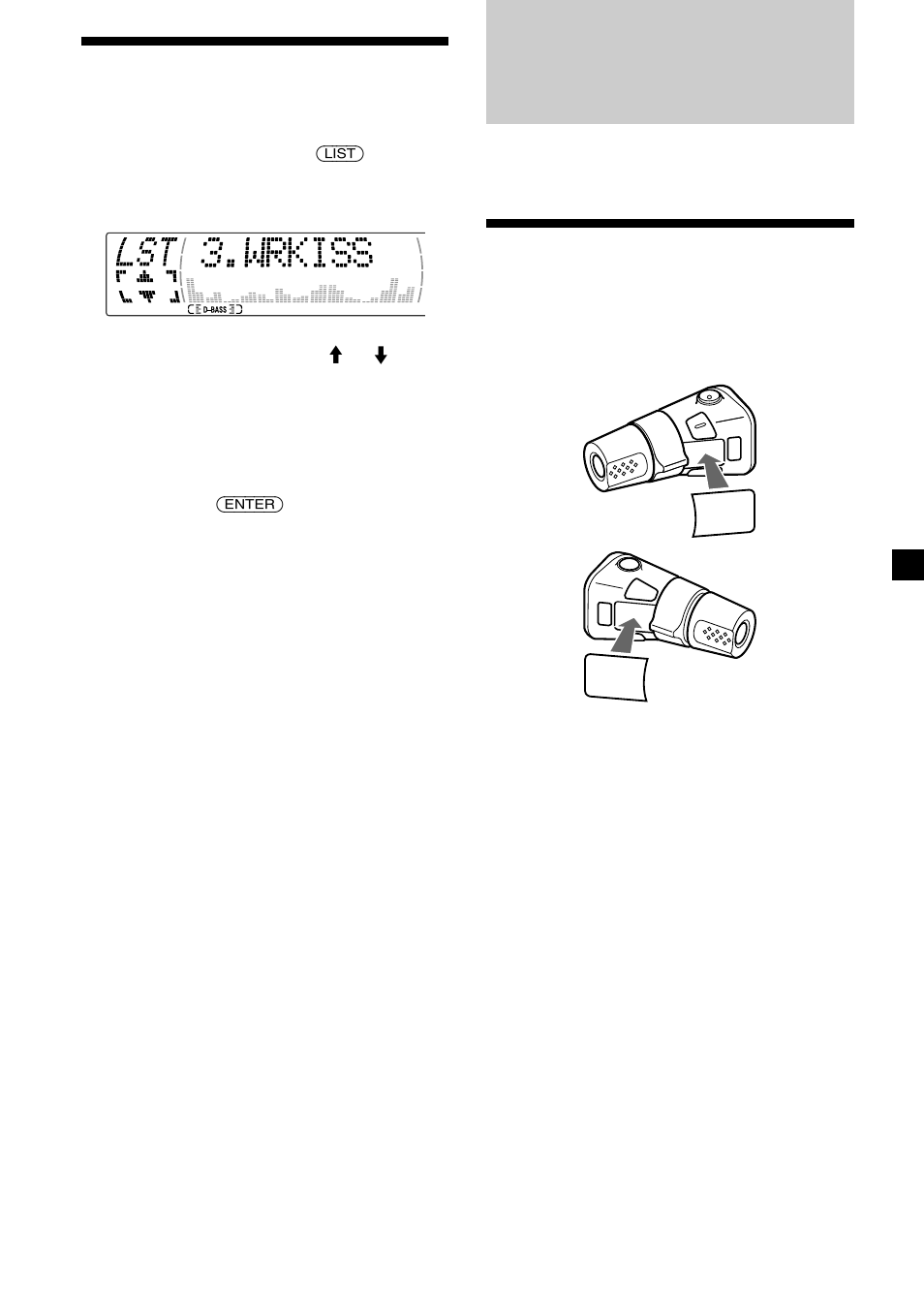 Autres fonctions, 19 localisation d’une station par son nom, Etiquetage du satellite de commande | Sony CDX-M610 User Manual | Page 51 / 100