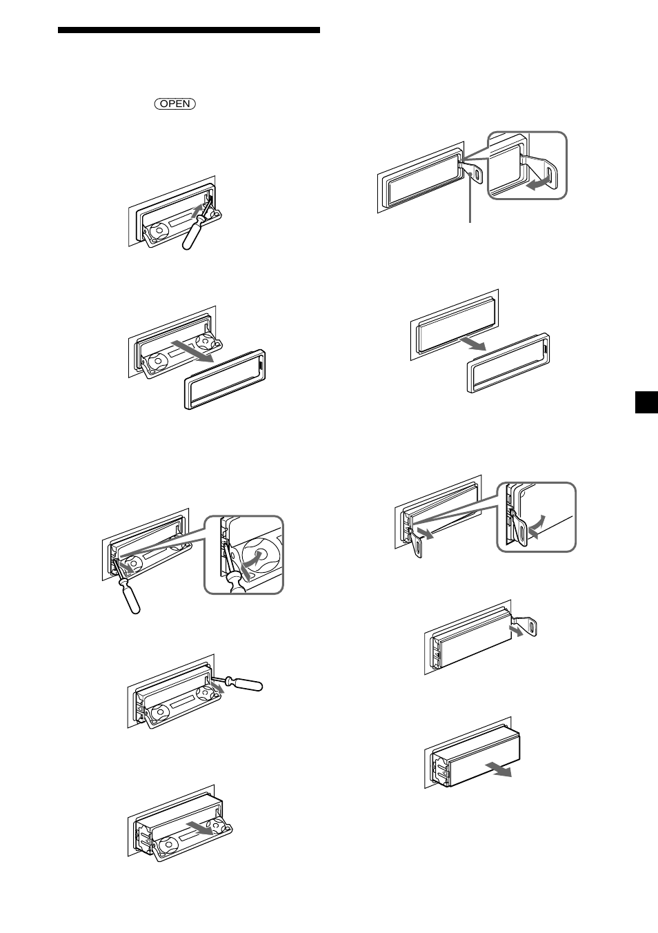 29 démontage de l’appareil | Sony CDX-M610 User Manual | Page 61 / 100