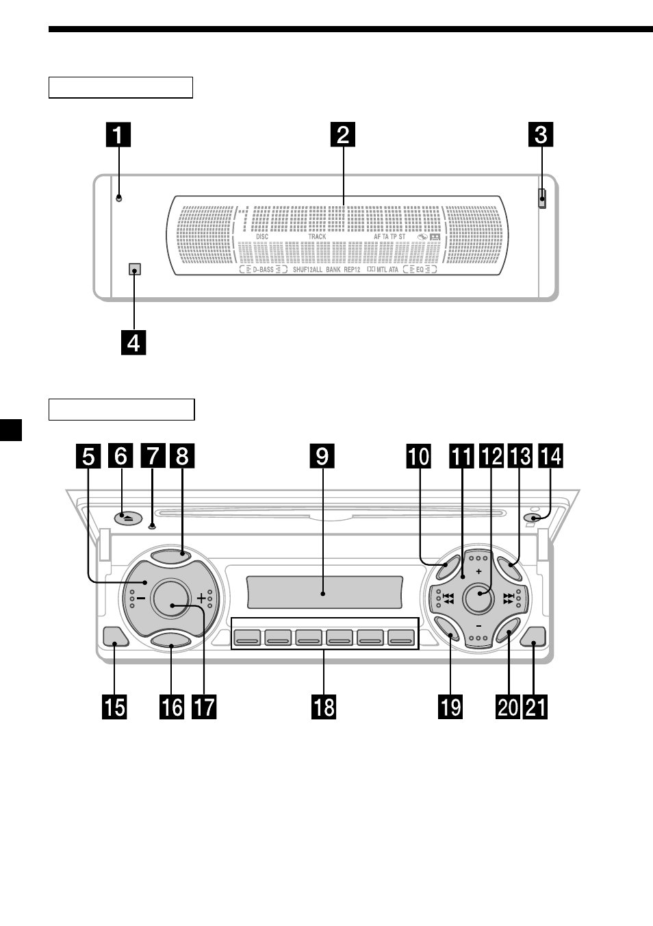 6localización de los controles, Lado de seguridad lado de utilización | Sony CDX-M610 User Manual | Page 70 / 100